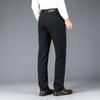 Pantalones de Traje de Negocios para Hombre Delgados de Primavera/Verano, Pantalones de Traje Drapeados Azul Marino, Venta al por Mayor en Stock, Corte Ajustado para Caballero, Traje Libre de Arrugas