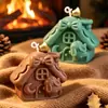 Vela Perfumada Casa Navideña Decoración Atmósfera Navideña Adornos Vela con Forma de Regalo Fragancia Creativa Venta al por Mayor