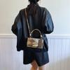 Bolso para Mujer con Puntadas Retro 2025 Nuevo Otoño Gran Capacidad Casual Estilista Hombro Cruzado Pequeño Cuadrado