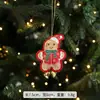 Decoración navideña colgantes pequeños, adornos navideños transfronterizos, adornos colgantes de pentagrama mini, arreglos para ambiente festivo