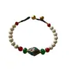 Nuevo al por mayor estilo nacional retro pulsera de cuentas nepalíes temperamento joyería nueva joyería tejida a mano con cuentas chinas