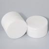 Botella de plástico con tapa doble, recta y redonda, para crema dental, de PP, color blanco, 50 g/100 g, venta directa de fábrica
