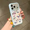 Diseño de cachorro floral, adecuado para funda de teléfono Apple 16 PRO MAX, funda suave para iPhone 15 Plus, 14, estilo fresco y lindo, 13, diseño divertido
