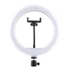 Luz de preenchimento de beleza para transmissão ao vivo de celular com suporte de mesa de chão, luz de anel USB conveniente para fotografia e transmissão ao vivo