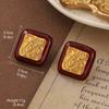 Pendientes Vintage Antiguos de Época Serie de Pintura al Óleo Van Gogh Flor de Aceite Goteante Borla de Perla Pendientes Joker Venta al por Mayor