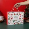 Bolsa de Regalo de Navidad Creativa Nueva, Bolsa de Regalo Segura de Santa, Bolsa de Regalo de Bufanda Sombrero, Bolsa de Papel tipo Mochila