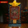 Tecido de Algodão do Nepal Pigmento Mineral do Tibete Pintado à Mão Estampa de Coração e Thangka de Buda Baizun Wenwu Tecido Pendurado