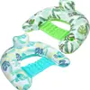 Cama Flutuante Inflável para Exterior Transfronteiriça, Cadeira Boia de Piscina para Adultos, Sofá Aquático de PVC, Cadeira Longa em Forma de U para Praia