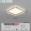 Nova Luminária de Teto para Sala de Estar Estilo Italiano, Moderna e Simples, com um Elegante Padrão de Gelo Rachado, Luminária de Proteção para os Olhos para o Hall, Atacado