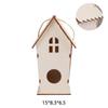 Juego de Juguetes de Ensamblaje Hecho a Mano para Niños, Casa de Pájaros de Madera DIY de Seis Piezas Transfronteriza para Dibujar y Pintar, Nido de Pájaros y Jaula de Pájaros, Juguetes Educativos