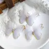 Pacote com 3 Borboletas de Tule 3D de Camada Dupla de 5cm para Acessórios de Cabelo DIY Feitos à Mão, Materiais de Decoração, Brincos de Maquiagem Facial Estilo Antigo Hanfu