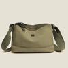 Bolsa Feminina de Nylon de Cor Sólida Simples 2024 Nova Bolsa de Ombro Multicompartimento de Grande Capacidade Casual de Venda Quente Transfronteiriça