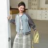 Chaqueta de Béisbol para Niñas Atuendo Elegante de Otoño 2025 Nueva Prenda Superior de Primavera y Otoño para Niños Mayores Ropa de Bebé Chaqueta