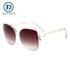 Gafas de sol de moda europeas y americanas Defeng 39015, Gafas de sol metálicas de moda para mujer, Venta al por mayor transfronteriza