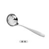 Colher criativa de aço inoxidável 304 espessada em formato de crescente para panela quente, colher de sopa, concha, escorredor, colher doméstica, colher pública
