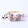 Collar de collar para mascotas transfronterizo, collar de verano reflectante ajustable para gatos y perros, accesorios para mascotas al por mayor