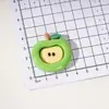 Accesorios de Resina de Manzana Artificial de Color Sólido Transparente Pegamento Cremoso Estuche para Teléfono Móvil DIY Pasador Tocado Caja de Almacenamiento para Agujeros de Zapatos Pegatina