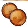 Painéis de Luz Decorativos, Refletores para Veículos Elétricos, Acessórios de Luz Refletiva, Placas Refletivas, Parafusos, Refletores Redondos para Motocicleta