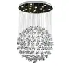 Moderna y creativa lámpara de araña de cristal para sala de estar, diseño esférico simple para comedor, dormitorio, mesita de noche, pasillo y vestíbulo, accesorios de iluminación Zhongshan