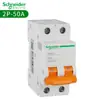 Interruptor automático Schneider serie E9 interruptor automático miniatura pequeño doméstico abierto al aire con protección contra fugas protección contra sobretensión y subtensión