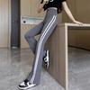 Calça Shark com Controle de Barriga e Levanta Bumbum para Mulheres Verão Fina Roupa Externa 2025 Novo Visual Emagrecedor Yoga Barbie Calça Casual para Pessoas Baixas
