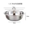 Grande Bacia Profunda Anti-Magnética Cozinha Comercial Atacado Bacia Multiuso Bacia de Aço Inoxidável e Bacia Bacia Anti-Magnética para Lavar Louça