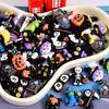 Calabaza de Halloween Promocional Calavera Fantasma Accesorios de Resina Hechos a Mano Material DIY Carcasa para Teléfono Móvil Imán para Refrigerador Diadema para el Cabello