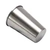 Procesamiento de galvanizado personalizado europeo y americano del sudeste asiático, acero inoxidable 304, borde rizado de una sola capa, vaso de cerveza, vaso de cerveza, vaso de conveniencia