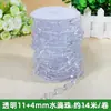 Cortina de Fio com Contas de Novo Estilo para Decoração de Casamento, Fio de Cristal para Decoração de Teto de Local de Casamento, Corrente de Divisória de Cortina de Cristal para Porta e Janela