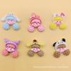 Sanrio pipoca nova diy creme cola caseiro celular shell resina jóias acessórios para o cabelo hairpin material atacado
