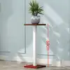 Estante de Flores Sala de Estar de Pie Hierro Balcón Estante de Almacenamiento para Macetas Exhibidor de Plantas de Interior Junto al Mueble de TV