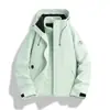 Chaqueta tres en uno nueva LuoTuo para hombres y mujeres, chaqueta de montañismo para exteriores a prueba de viento e impermeable, a prueba de frío