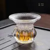 Colador de té al por mayor, filtro de té de vidrio transparente, colador de hojas de té, malla filtrante, filtro, accesorios para juego de té Kung Fu