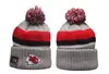 Equipo de Rugby 2025 Nuevo Béisbol de Rugby Hockey sobre Hielo Baloncesto Cuatro Equipos de Ligas Mayores Gorro de Lana Tejido Otoño e Invierno