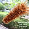 Plumero de plumas reales al por mayor limpieza del hogar gris limpieza de autos retráctil sin pelusa engrosado plumero de plumas para quitar el polvo