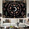 Tela colgante Amazon transfronterizo hogar estilo ins tela de fondo bohemio Tela decorativa de pared tapiz de hongo de calavera