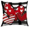 Almohada Transfronteriza de San Valentín Funda de Almohada Nórdica de Amor Decoración para Sofá de Sala de Estar Almohada de Cabecera Almohada Estampada Personalización