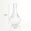 Vaso Pequeno de Vidro Embossado Estilo Europeu, Exclusivo para Vendas Transfronteiriças, Decoração de Mesa Leve e Luxuosa, Suporta Personalização Leve