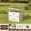 Caja de Almacenamiento Plegable Multifuncional para Camping al Aire Libre, Gran Capacidad, Plegable, Impermeable, Juego de Mesa y Sillas de Camping, Caja de Almacenamiento