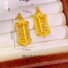 Colgante de Ábaco Ruyi con Diamantes Chapado en Oro Vietnamita para Mujer, Nuevo Estilo Chino Lujo Ligero Cadena Versátil para Suéter Colgante Accesorio
