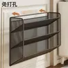 Zapatero detrás de la puerta, gabinete de zapatillas multicapa para la pared del baño, no requiere taladro, organizador de zapatos de pared para uso doméstico, perfecto para la entrada