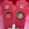 Adesivos de Telefone de Ouro Puro 999 para o Festival da Primavera, Artesanato em Metal de Envelope Vermelho de Alta Qualidade, Presentes para Reunião Anual
