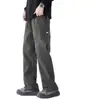 2025 Nuevos Pantalones de Exterior de Otoño Ropa de Trabajo Pantalones Casuales para Hombre Sueltos Casuales Rectos Pantalones Largos Deportivos para Exterior para Hombre