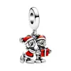 Miçangas de Furo Grande Panjia Pingente para Fazer com Fio Elementos Disney Mickey Mouse Liga Esmalte Gotejado Miçangas de Furo Grande Atacado