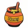 Charms de Sapato Desenho Animado Ursinho Pooh Acessórios de Sapato DIY Botões Decorativos Urso Fofo Decorações para Sapato de Jardim