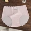 Calça de ioga antibacteriana 10A sem costura algodão virilha de algodão cuecas alongadas onda doce seda gelo roupa íntima feminina
