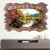 Nuevo Papel Pintado Otoñal de Ciervo Sika Decorativo para Sala de Estar Dormitorio Pared de Fondo Decorativo Adhesivo de Pared Removible XH9291