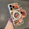 Ilustración Retro Xiaoxin Adecuada para Funda de Teléfono Apple 17 Pro Max con Soporte Giratorio para Huawei P60, Xiaomi 15, Vivo