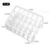 Caja de Lápices Labiales Acrílica Transparente Trapezoidal de 36 Compartimentos Soporte para Cosméticos Lápiz Labial Soporte para Lápiz Labial Caja de Almacenamiento de Cosméticos de Escritorio