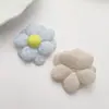Tecido Dupla Camada Flor de Cinco Pétalas Acessórios Pérola Flor Estéreo Fofo Acessórios DIY Roupas Acessórios de Cabelo Sapatos e Meias Acessórios para Bolsa